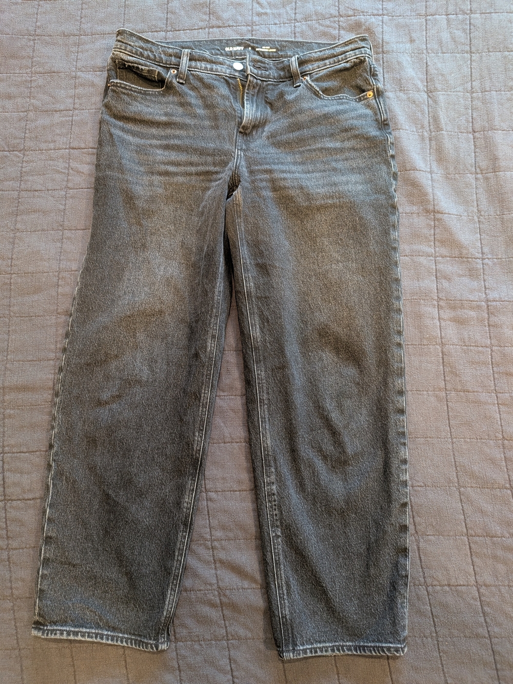 Old Navy Gray/Black Boyfriend Jeans
